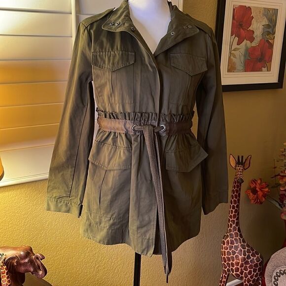 Simply Vera Wang Military Style Jacket/Trench Coat, SZ S - Picture 9 of 9